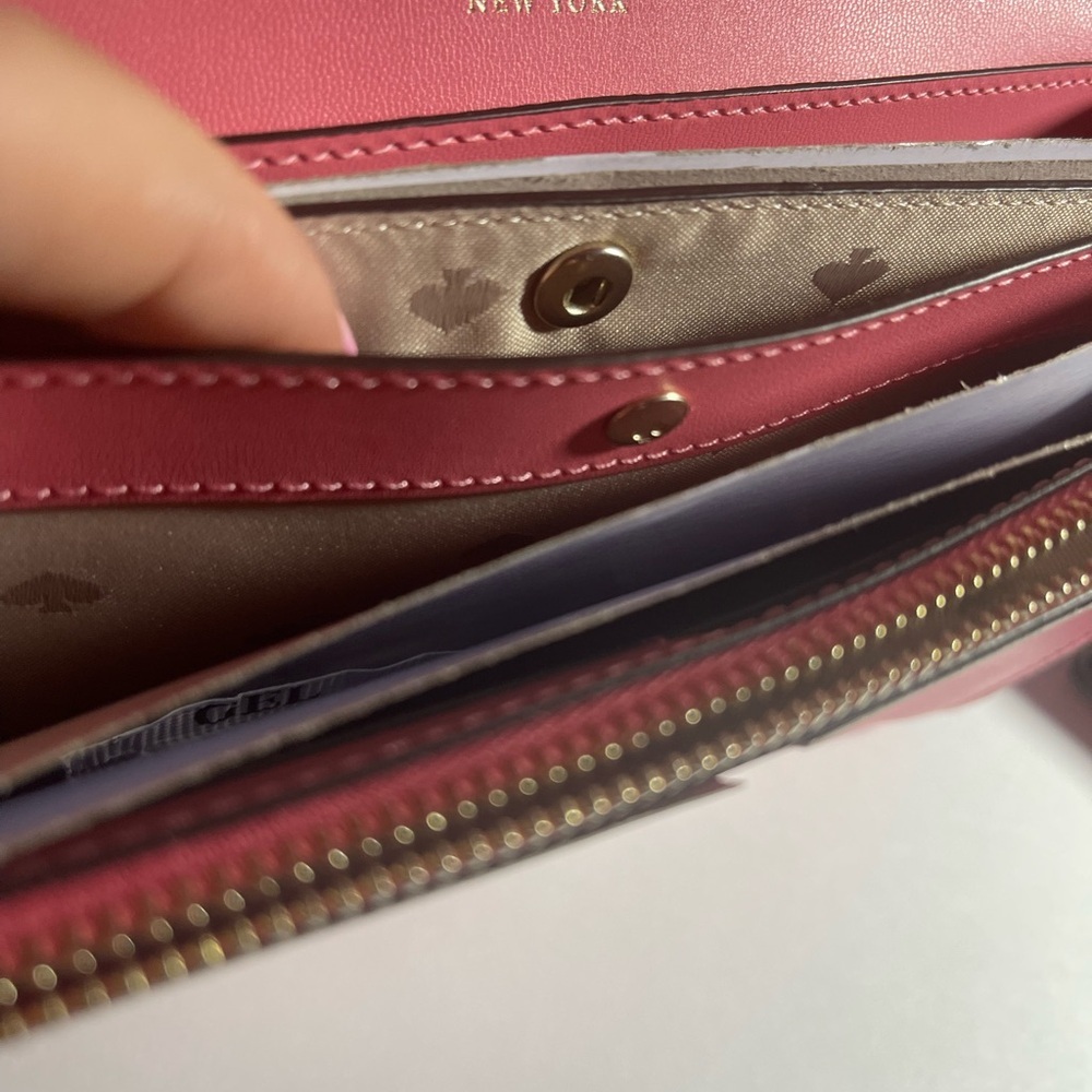 NEW Kate Spade Leather Kerri Crossbody Bag, Bright Blush - Picture 3 of 9
